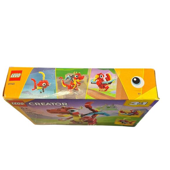 LEGO CREATOR: Red Dragon - Kit 31145 - 3 In 1 Builds! Damaged Box - Picture 3 of 4